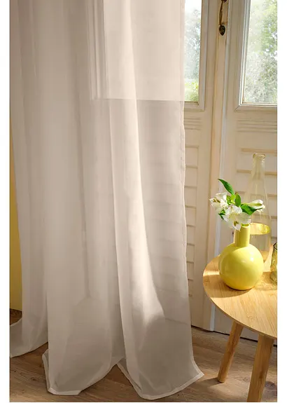 bonprix Sehr feinfädige Batist-Gardinenschal mit weichem Touch Osterangebot
