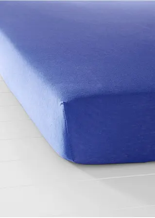 bonprix Perfekte Passform: Jersey Spannbettlaken - blau Letzte 3 Tage