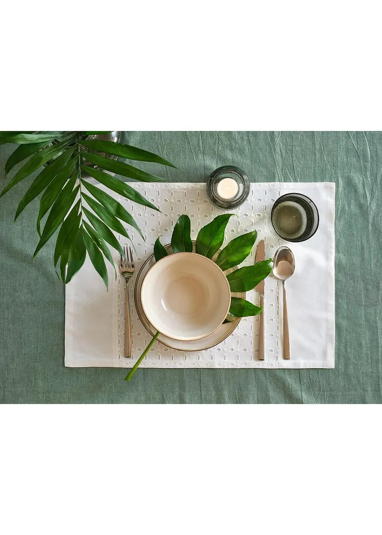 bonprix Schicke Tischsets im Landhausstil - weiß Discount Store für neue Produkte